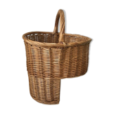 Staircase handcrafted wicker basket