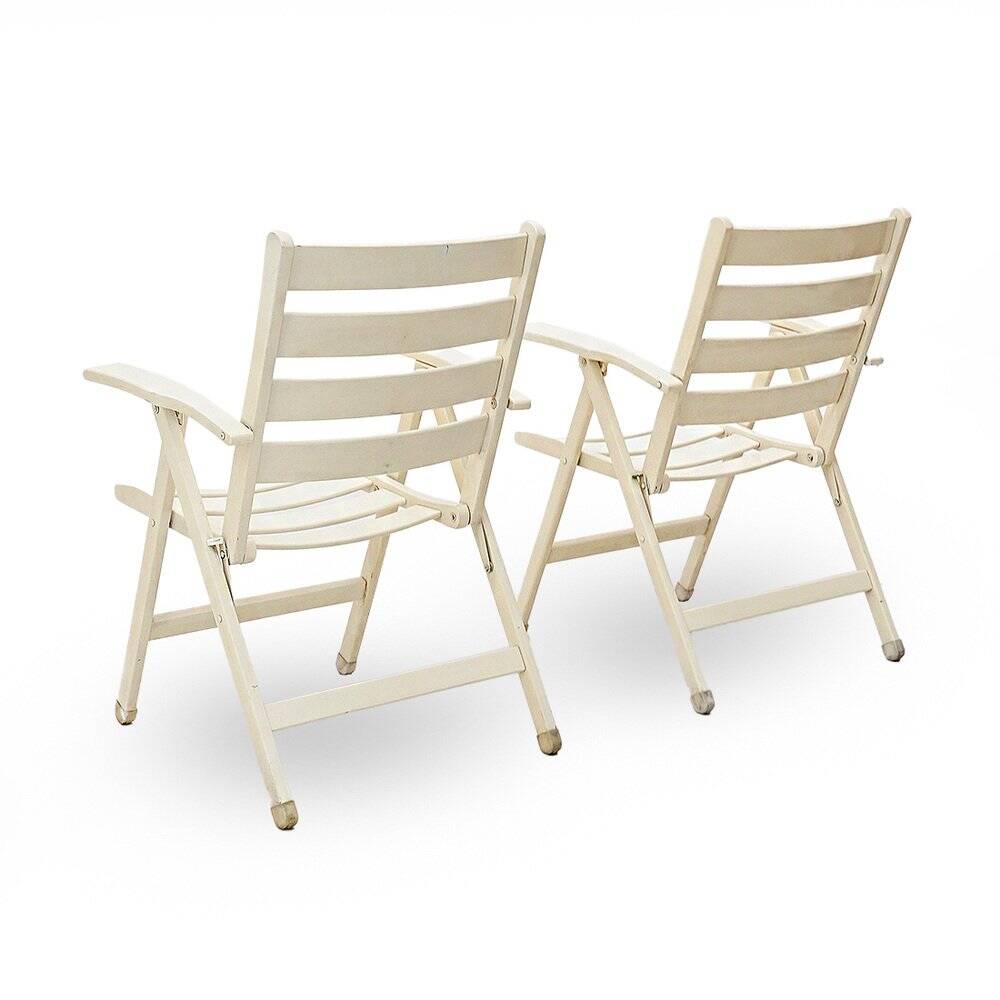 Set of outdoor folding chairs, 1960s