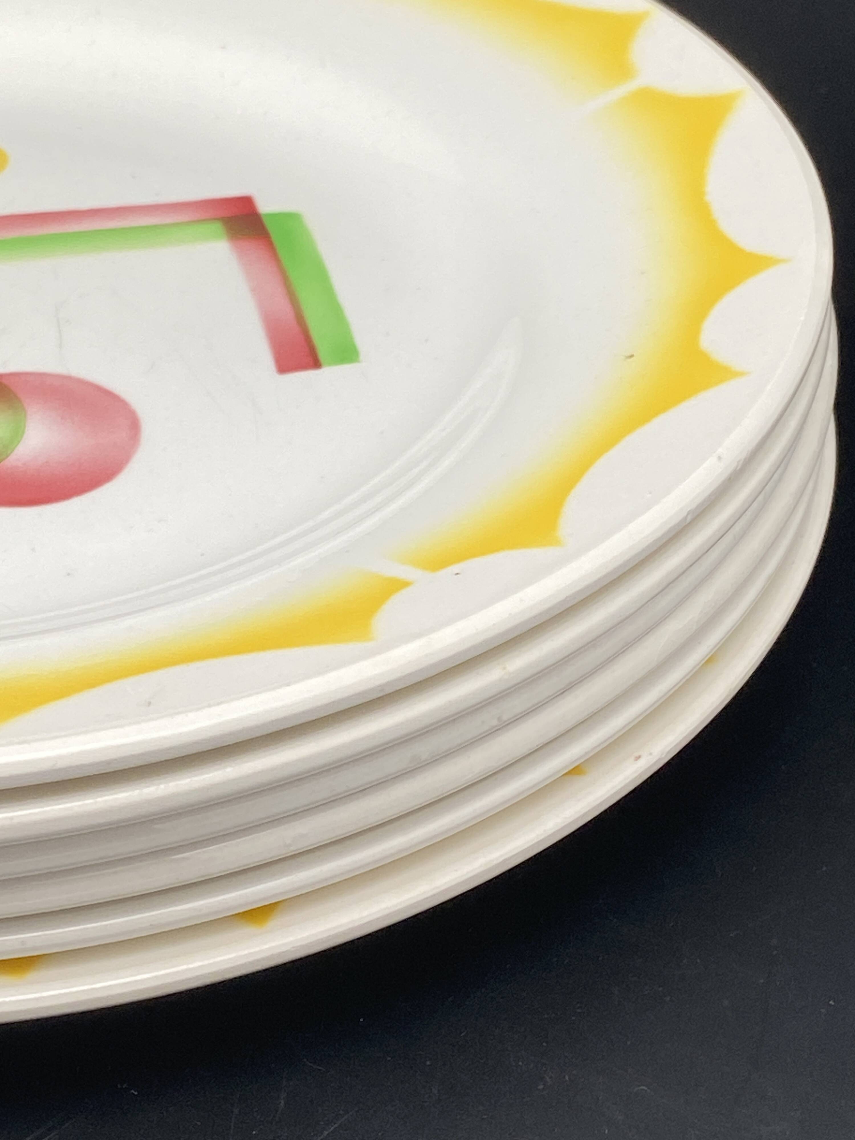 Dinner plates “Planètes” Collection Digoin Sarreguemines – MPM0324VLP1