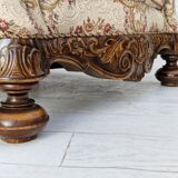 Fauteuil relax danois en tissu années 1950