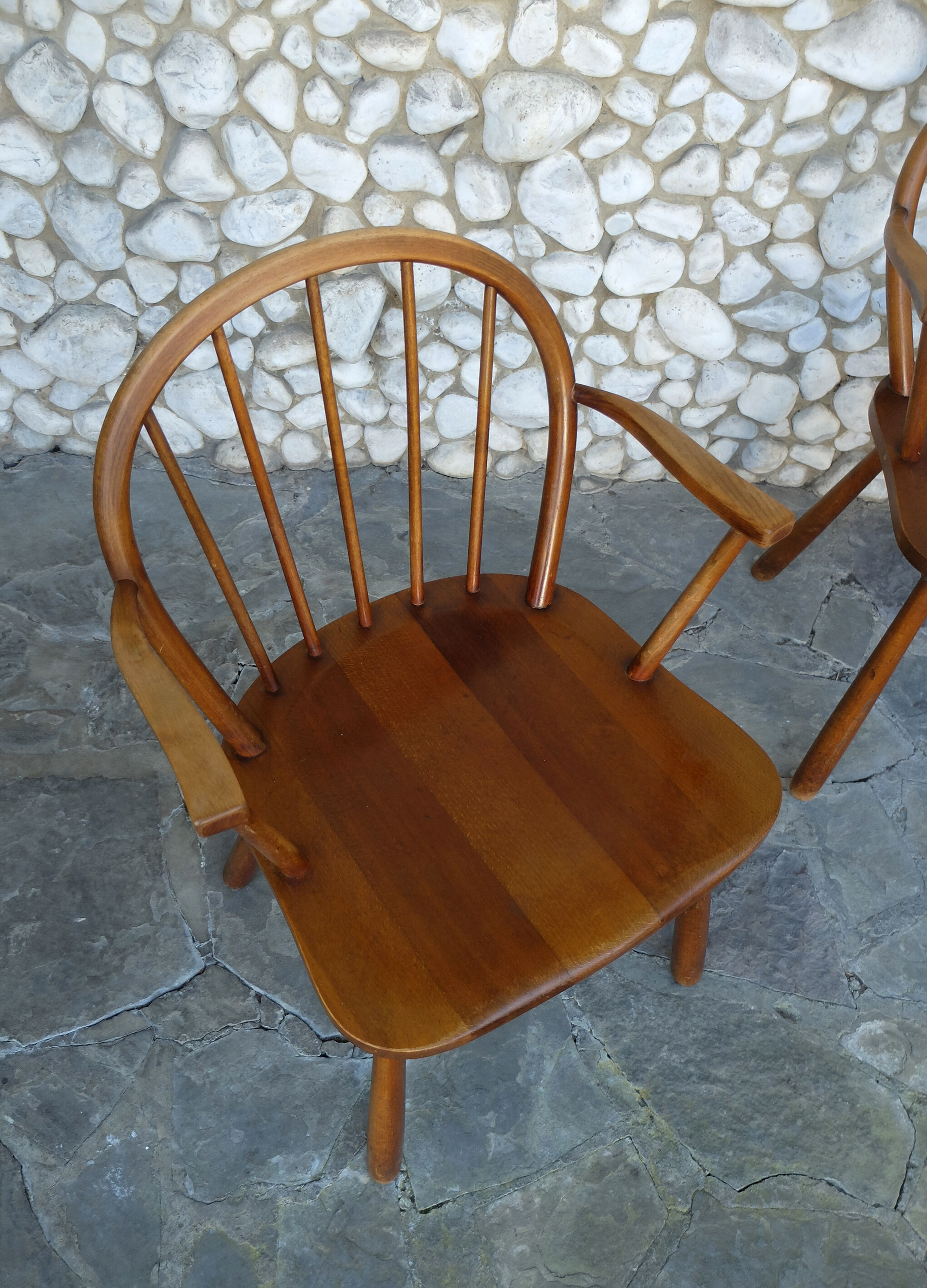 Pair of Scandinavian bars with solid wood Denmark
