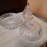 Glass candy boxes