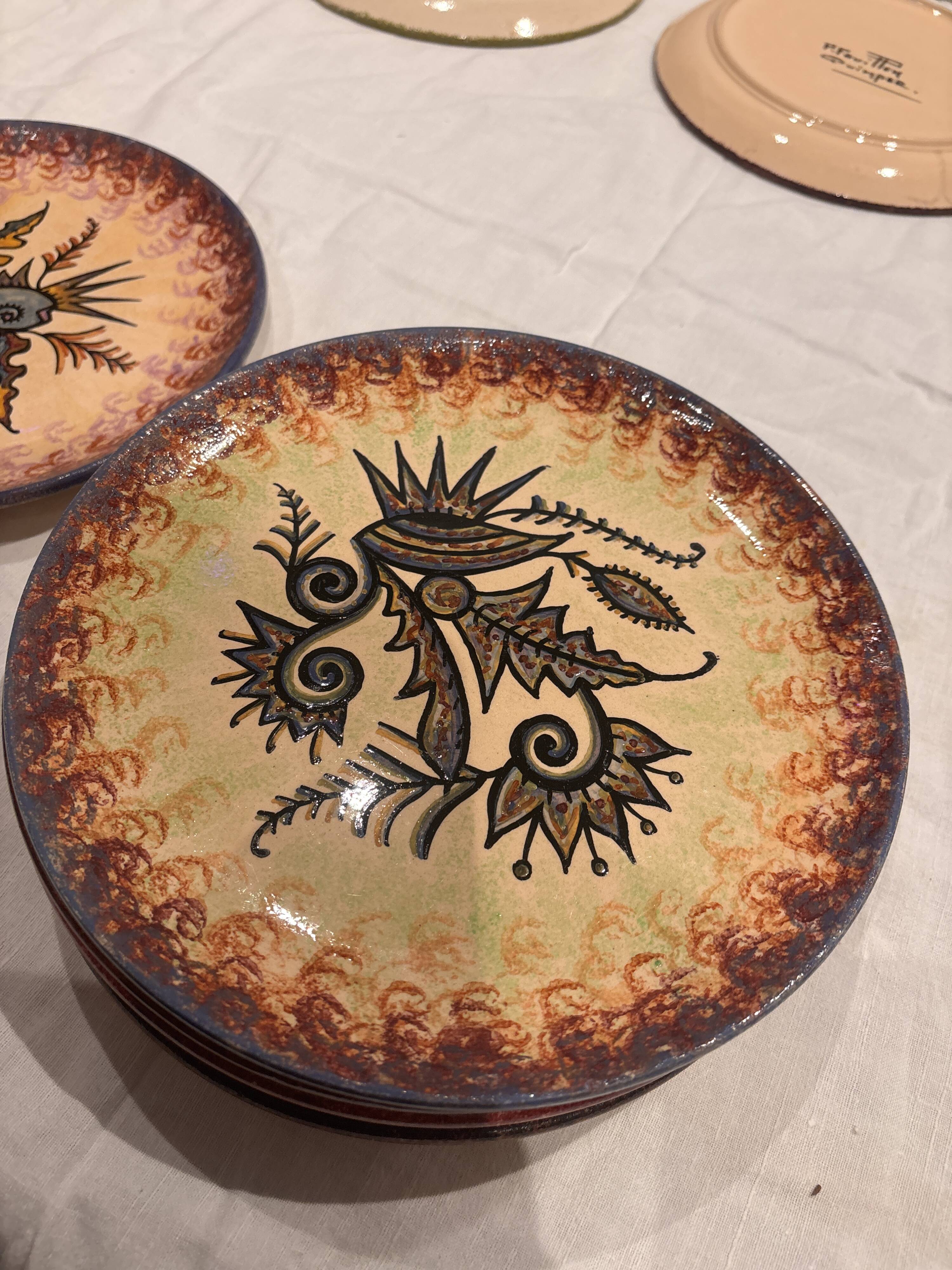 Paul Fouillen dinner service in Quimper, 26 pieces