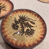 Paul Fouillen dinner service in Quimper, 26 pieces