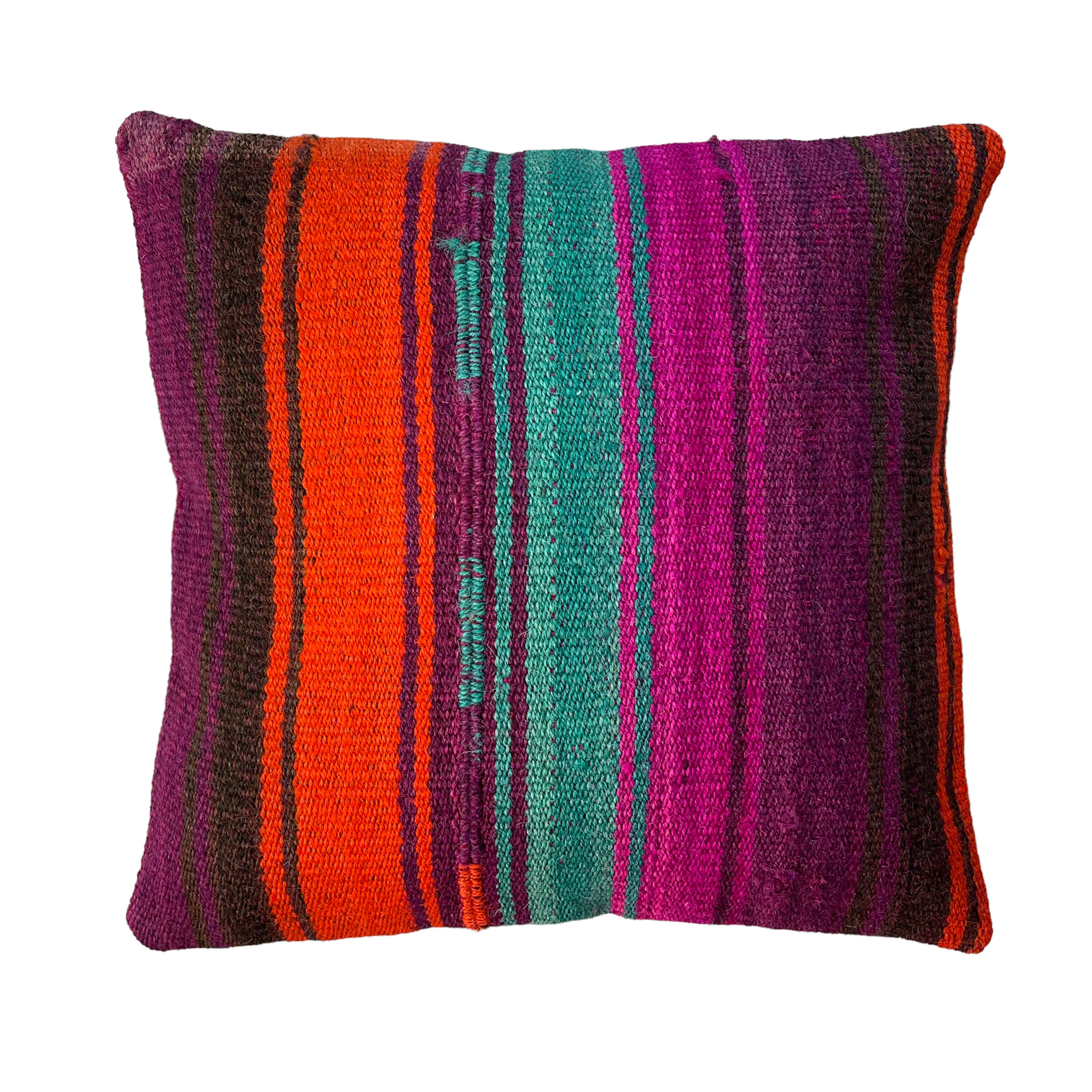 Vintage turkish kilim cushion cover 40 x 40 cm