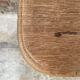 Solid oak rustic sideboard / buffet cabinet with carved details