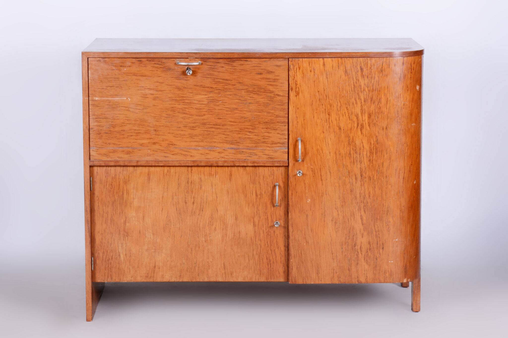 Restored Art Deco Sideboard, Palisander, Revived Polish, France, 1920s