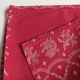 Vintage pure linen-cotton blend tablecloth
