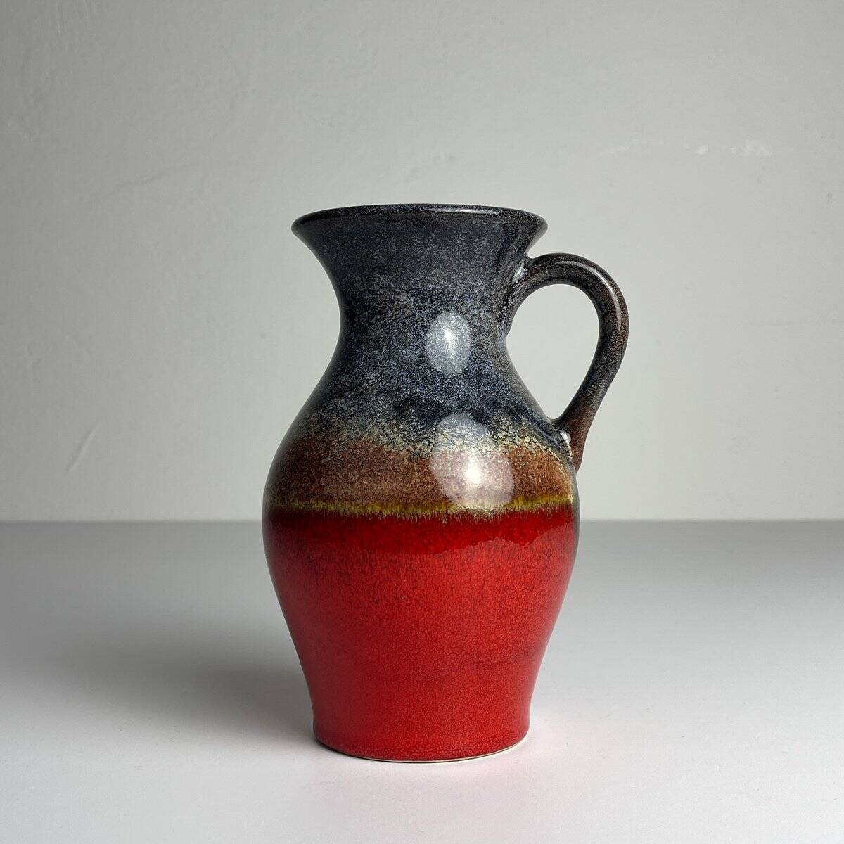 Vintage ceramic vase, West Germany, 1970.