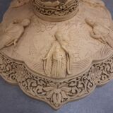 Chinese carved resin column