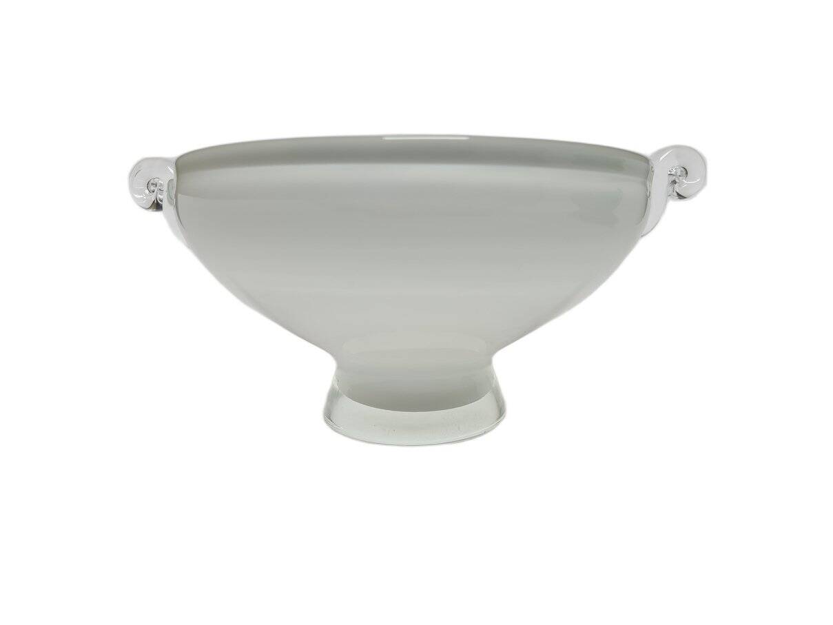Glass basket from HSG Tarnowiec, Poland, 1970s