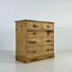 English chest of drawers pine wood