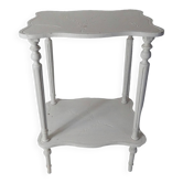 old wooden side table