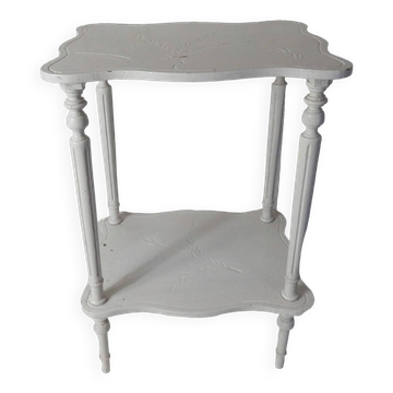 old wooden side table
