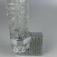 1960s/70s Wall Lamp in Glass & Chrome, Brutalist German Design