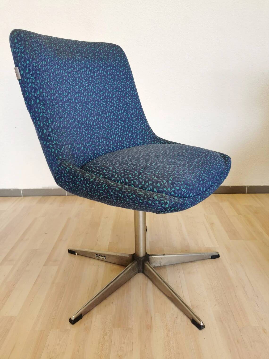 1 of 3 Vintage Niko Kralj Era Swivel Office Chair - Stol Kamnik, Yugoslavia