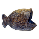 Sculpture "Fish" in ceramic by Bernard Buffat