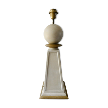 Ceramic lamp base by Pierre Casenove for Luneville, 1980s.