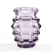 Art Deco vase, manganese crystal, Poland, 1930s