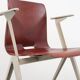 Vintage Galvanitas S22 Mahogany and Beige Chair with Armrests