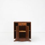 Art Deco cabinet in wood with marble top, France ca. 1930