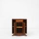 Art Deco cabinet in wood with marble top, France ca. 1930