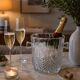 Seau à champagne en cristal art deco