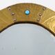 Arts & Crafts Copper Oval Mirror, France ca. 1905