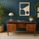 Bureau scandinave de direction double face plateau flottant longueur 1