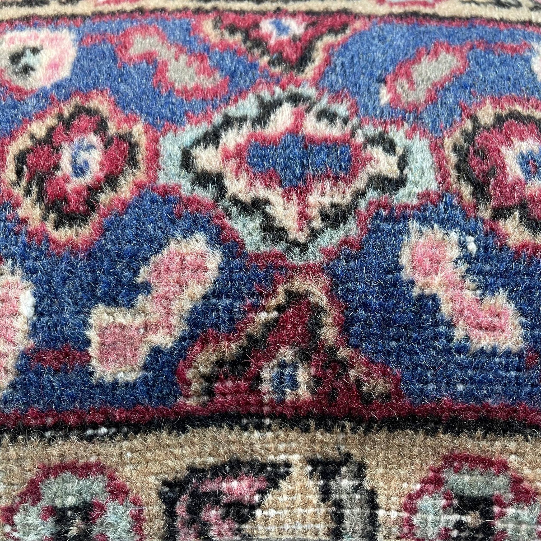 Housse de coussin de tapis turc vintage 30 x 50 cm