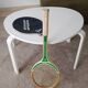 Vintage Dunlop Club tennis racket from the 1970s.