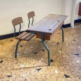 Double school desk