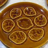 Set of 5 oyster/seafood plates
