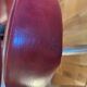 Red armchair 60s in skai