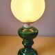 Ceramic and opaline lamp, 1970.