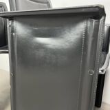 8 style Korium leather chairs in the style of Matteo Grassi