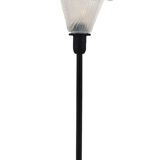 Table lamp made from an old glass lampshade, between art nouveau and art deco