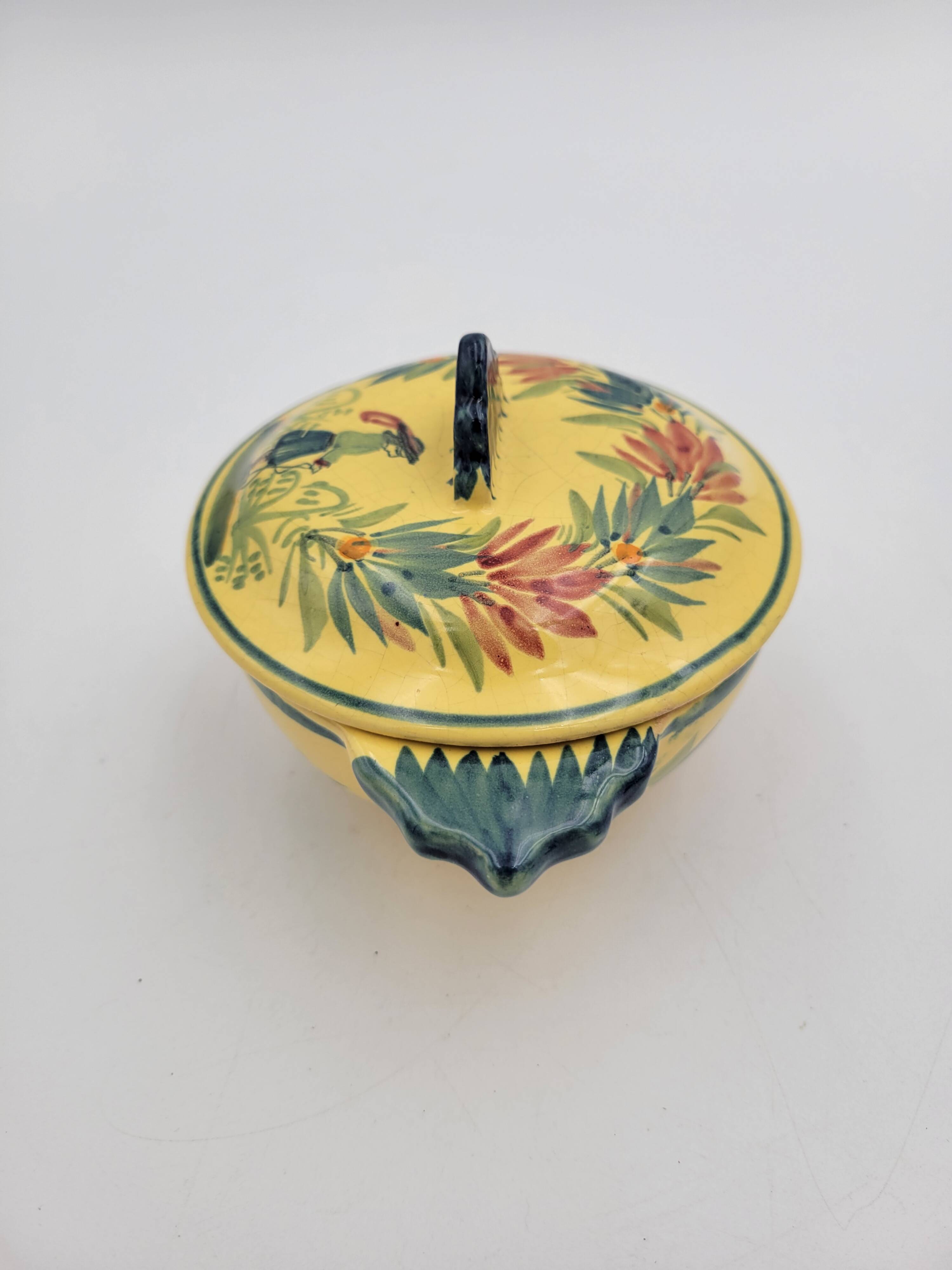 Old Henriot Quimper broth bowl