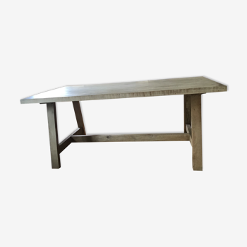 Light wooden dining table