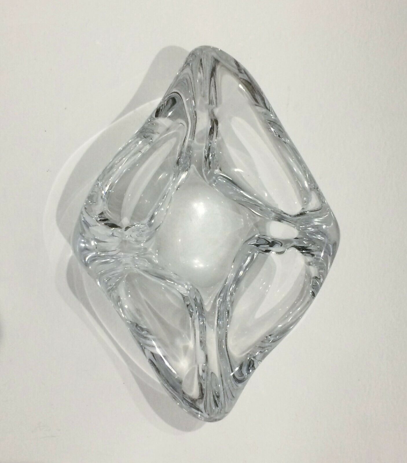 Cendrier en cristal signé à la pointe Daum France