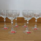 Verres à eau en cristal