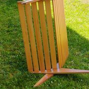 Folding garden bench, ultra compact - vintage, "Mid-century" design