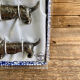 6 vintage dog knife holders