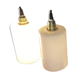 Pair of opaline lamps