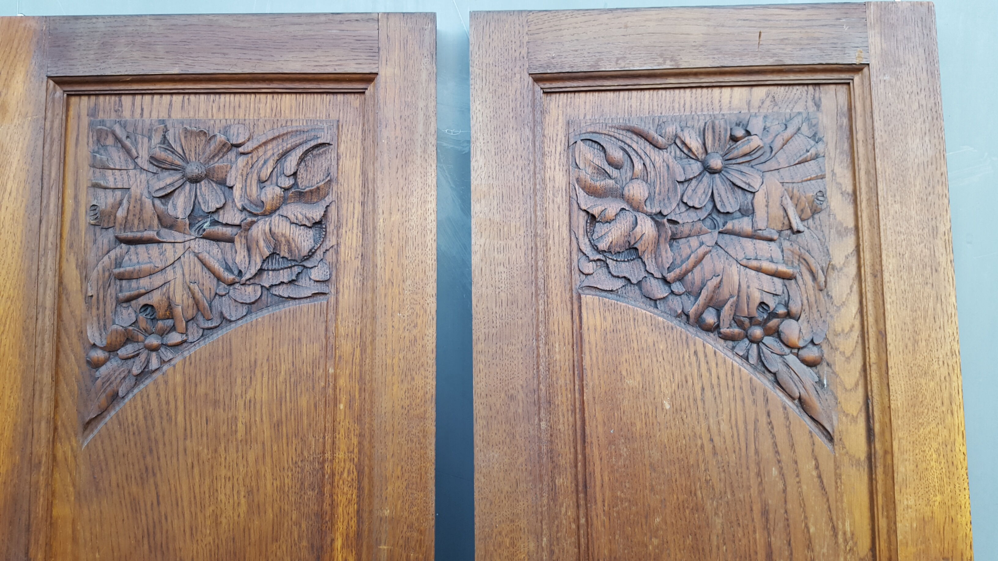 Pair of old doors art deco