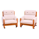 Fauteuils vintage de style scandinave, 1970'