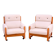 Fauteuils vintage de style scandinave, 1970'