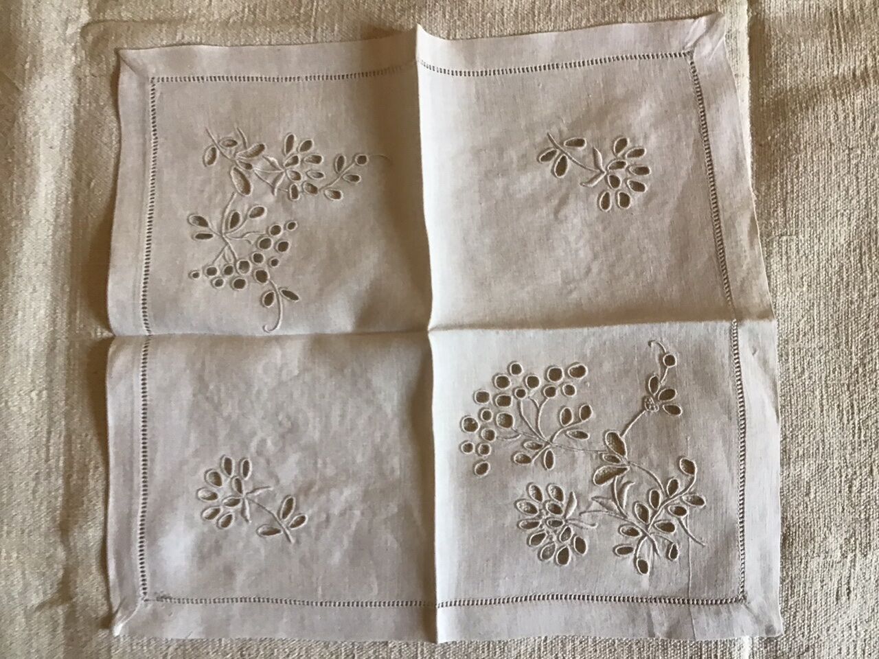 Set of 5 linen towels