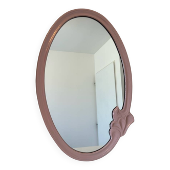 Miroir ovale style Art Nouveau