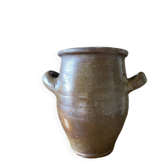 Pot en grès vernissé